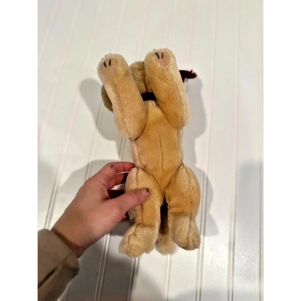 Russ Berrie Amber Golden Labrador Retriever Plush Red Bow 11
